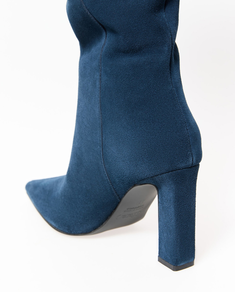 Botas de Pelo de Borrego Edição Limitada 430 Azul Escuro-5