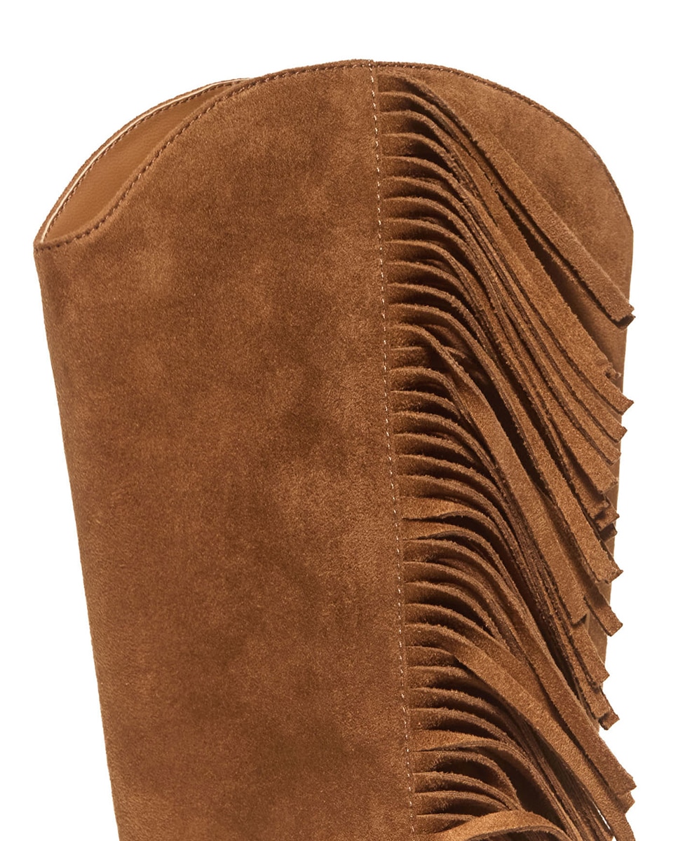 Bota de Cowboy com Franjas Chocolate-4