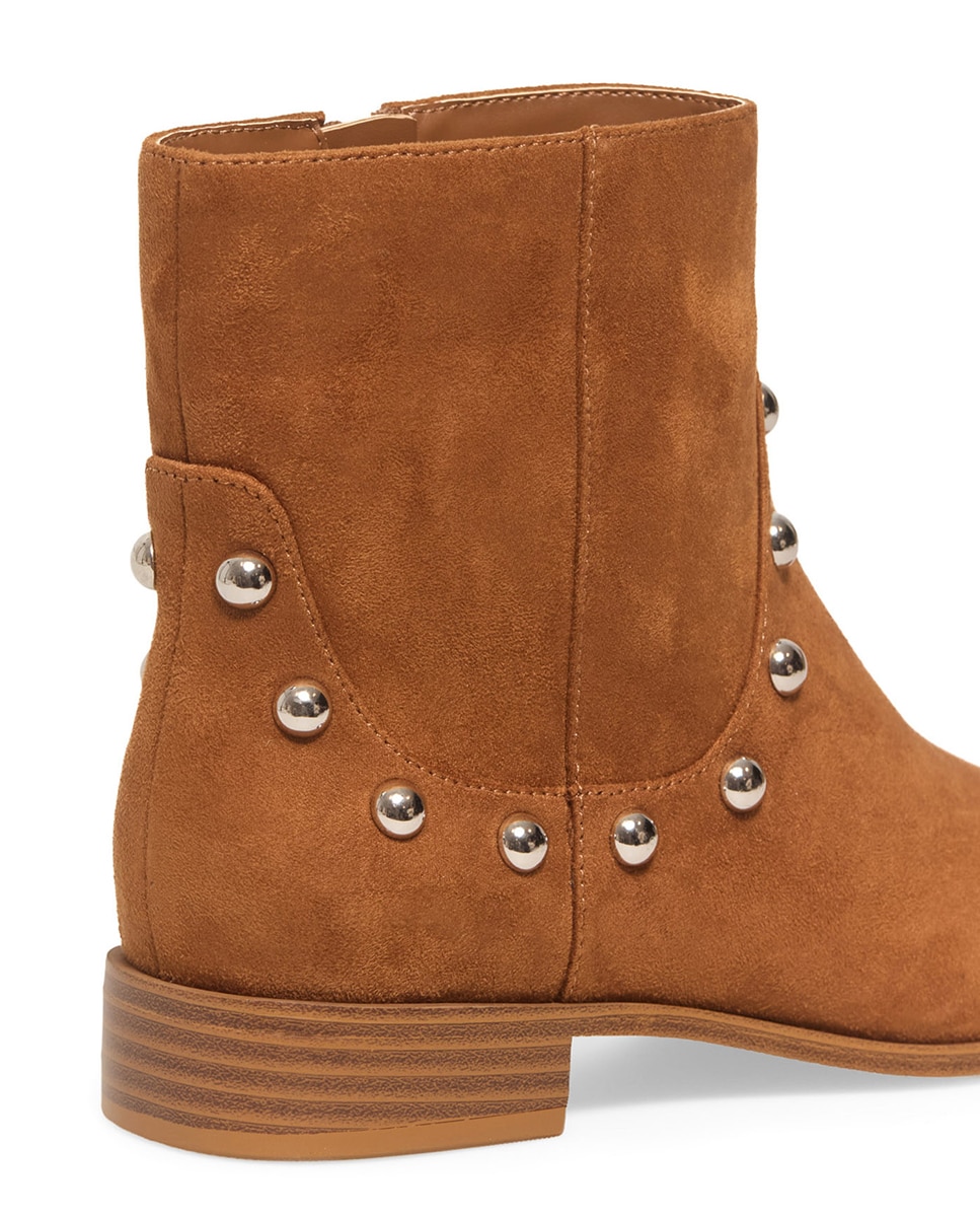 Botins Rasos com Macrotachas Camel-4