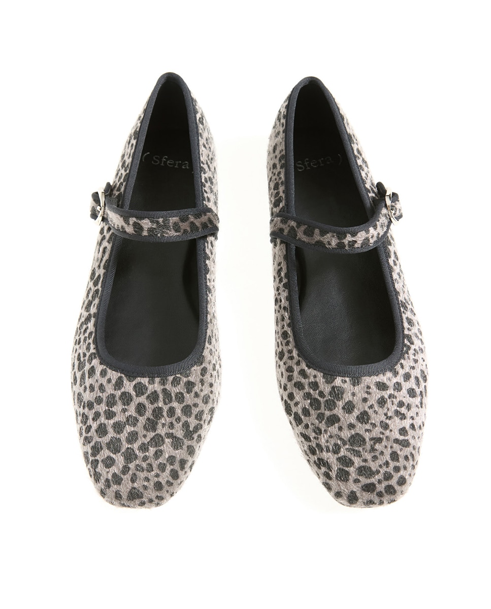 Sapatos de Presilha Básicos Dálmata Cinzento-claro-3