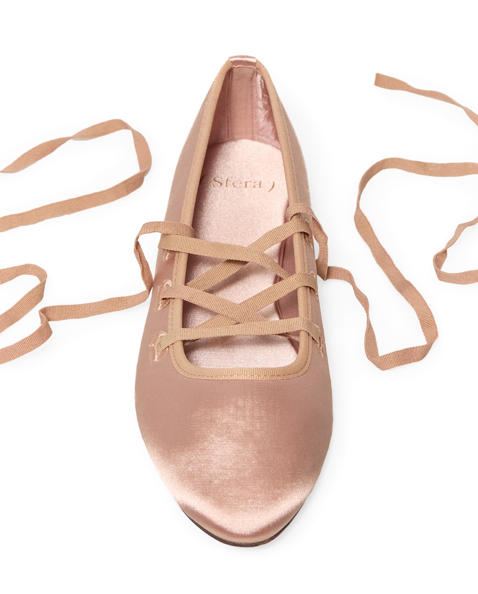 Sabrinas de Ballet Atadas Rosa-1