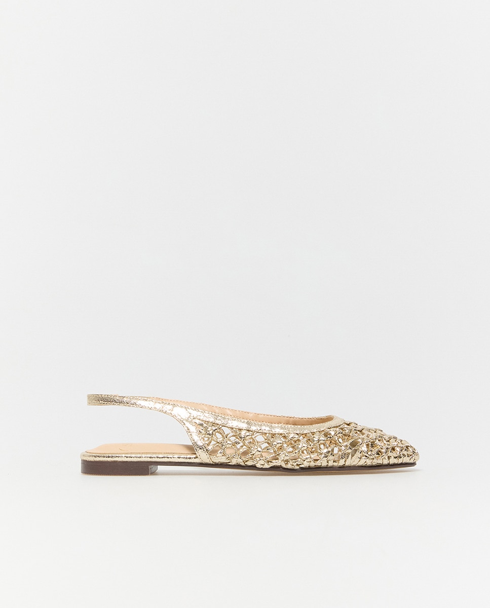 Sabrinas tipo mules Ouro-2