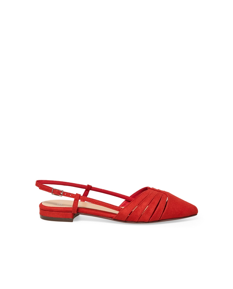 Sabrinas tipo mules Vermelho-2