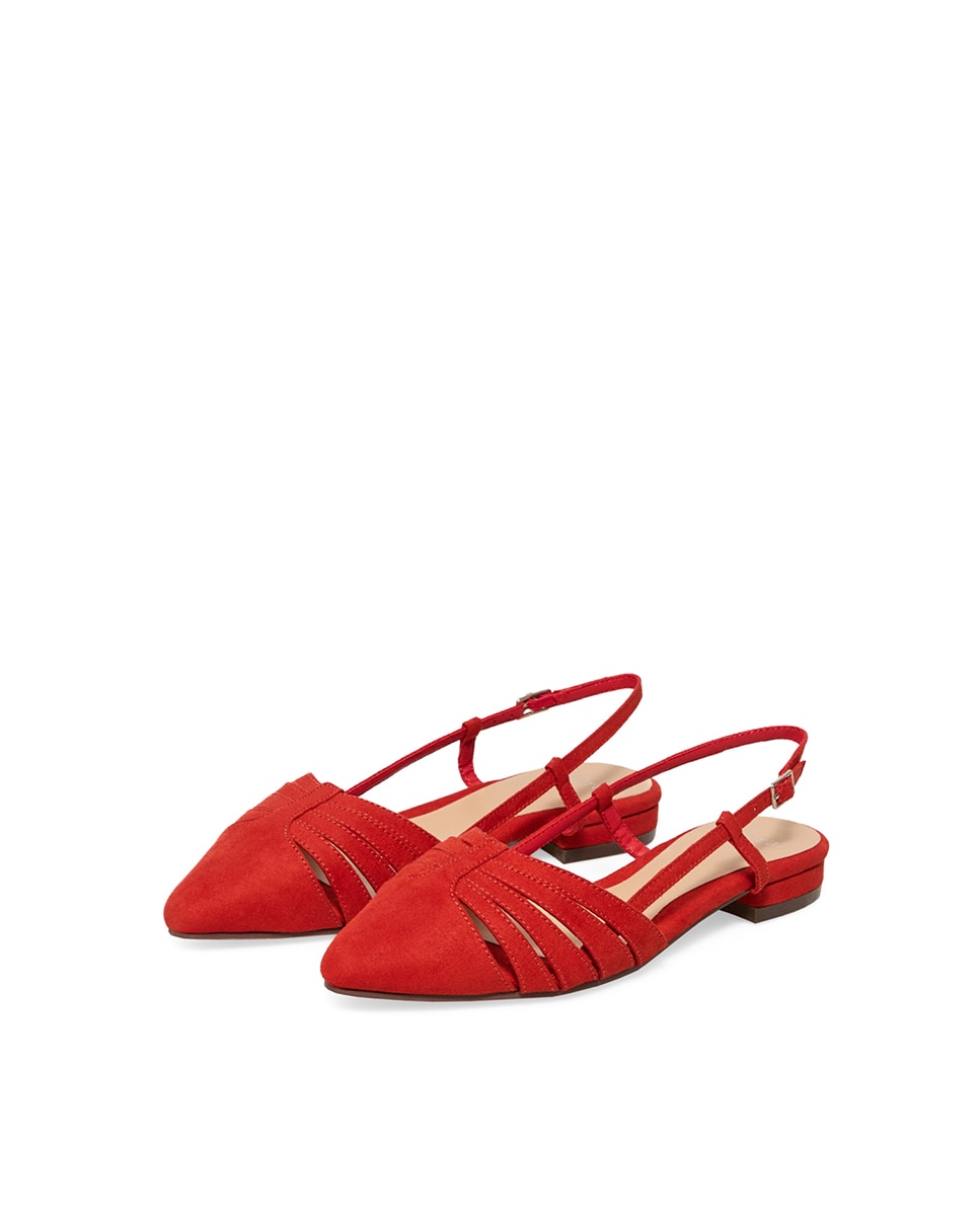 Sabrinas tipo mules Vermelho-3