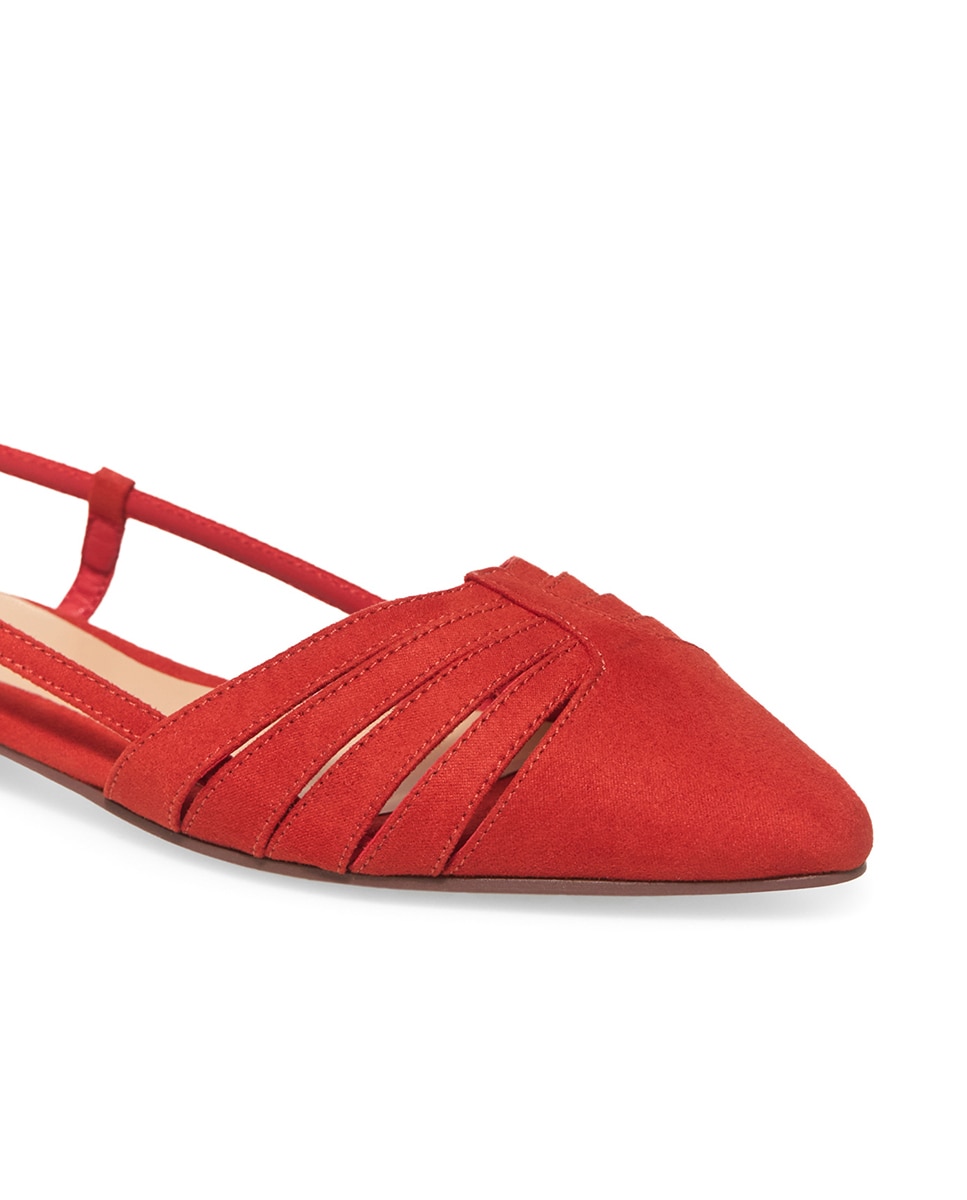 Sabrinas tipo mules Vermelho-4