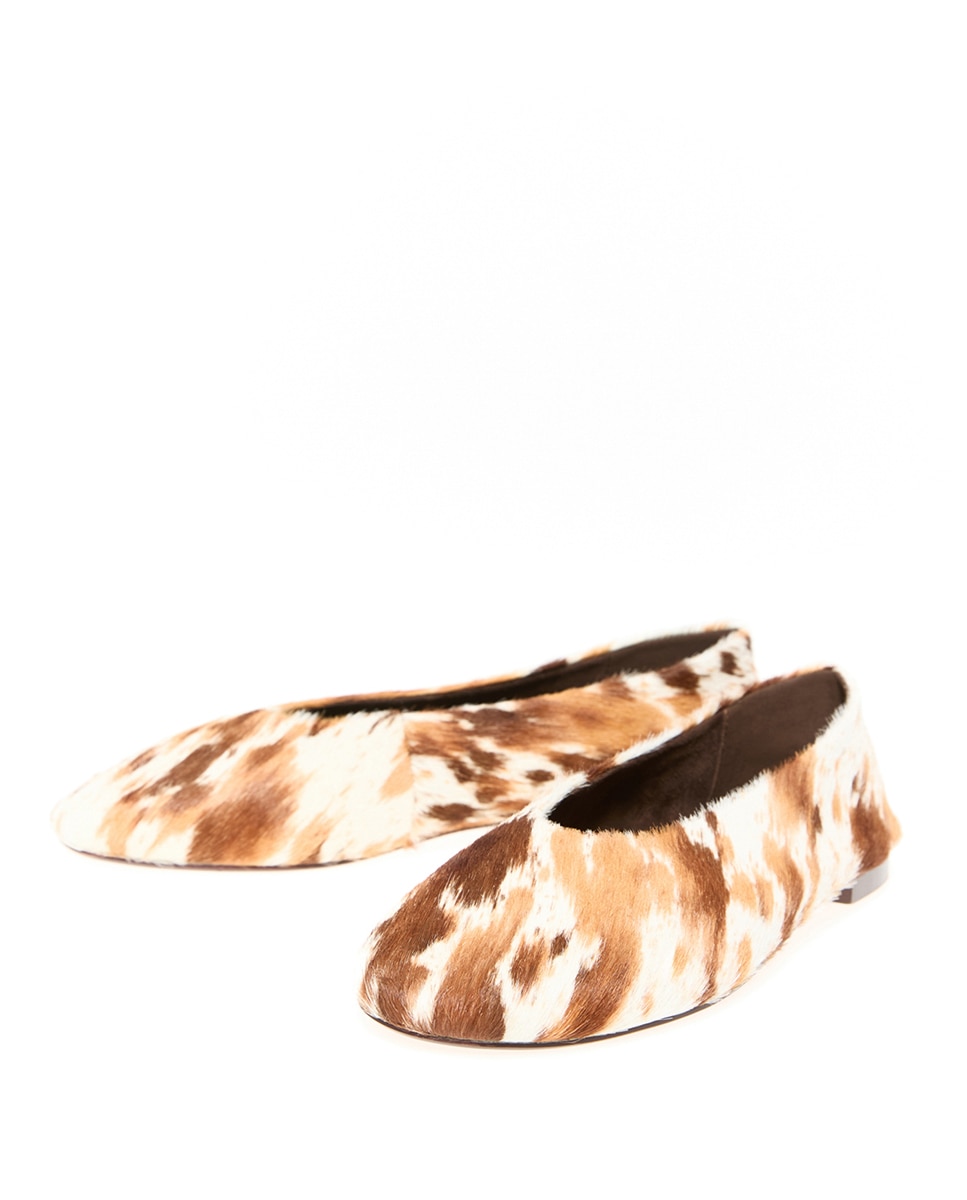 Sabrinas com Pelo e Animal Print Castanho-2