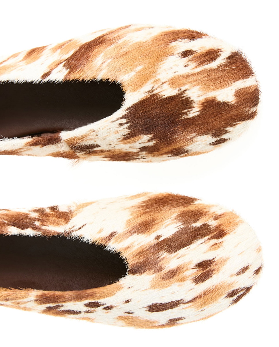 Sabrinas com Pelo e Animal Print Castanho-3