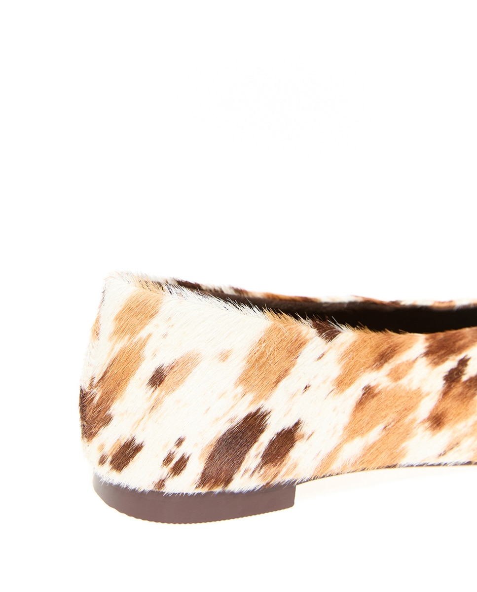 Sabrinas com Pelo e Animal Print Castanho-4