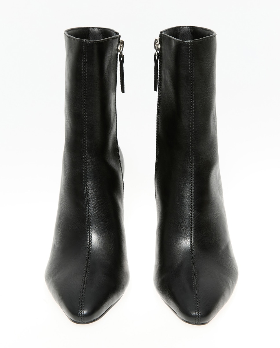Botins de Salto Sofisticado Preto-2