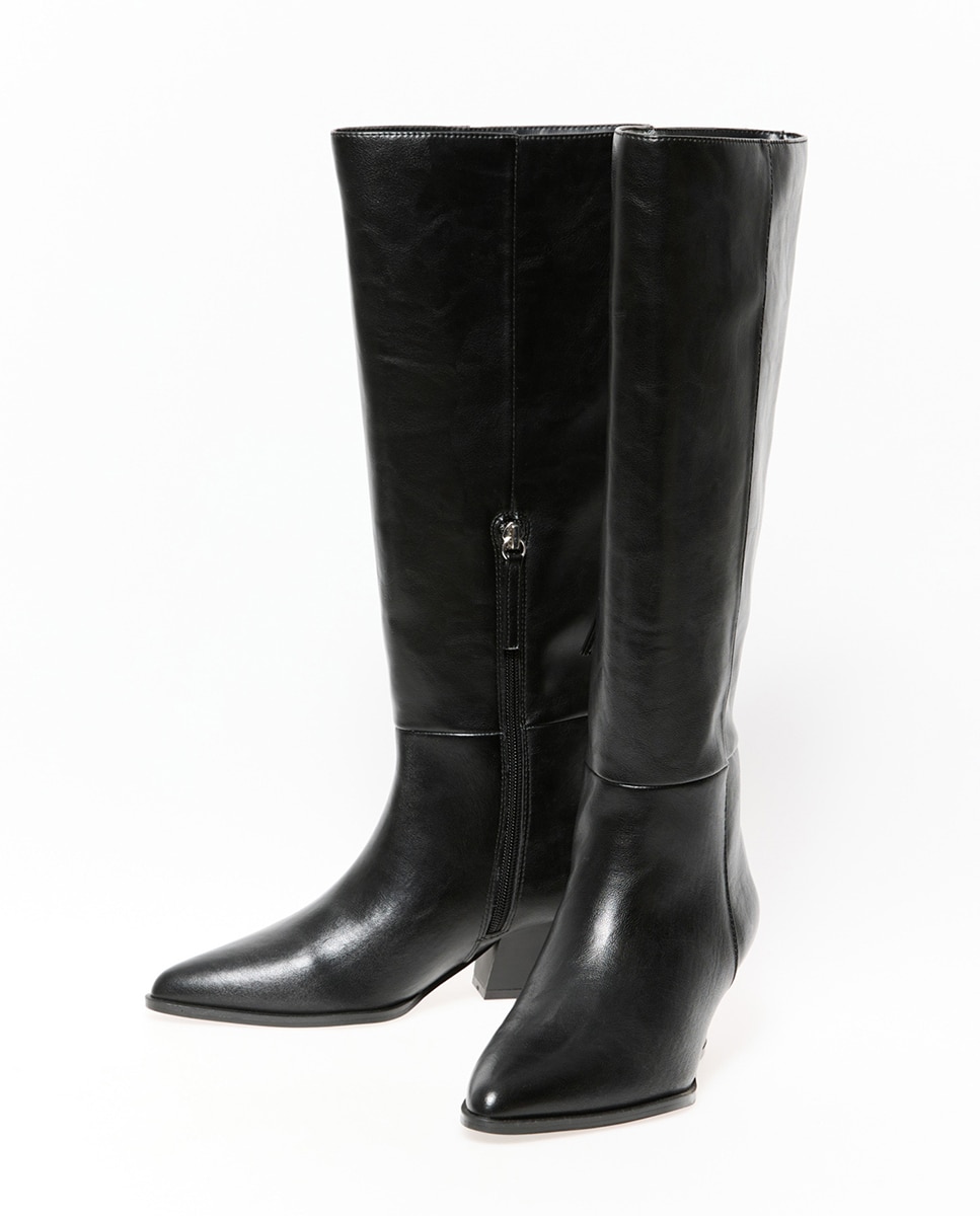Botas de Salto Cowboy Preto-2