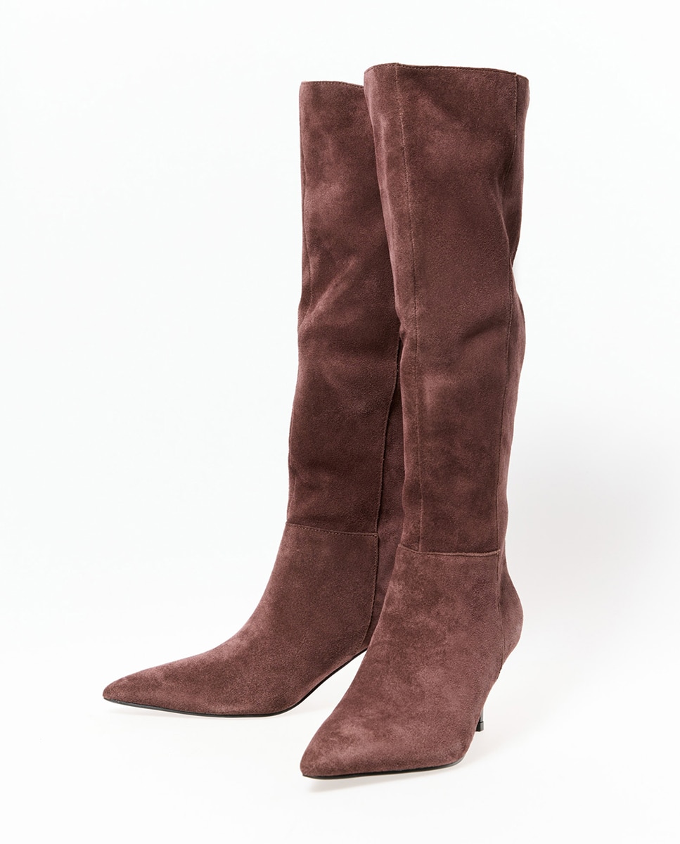 Botas com Biqueira em Croute Chocolate-2