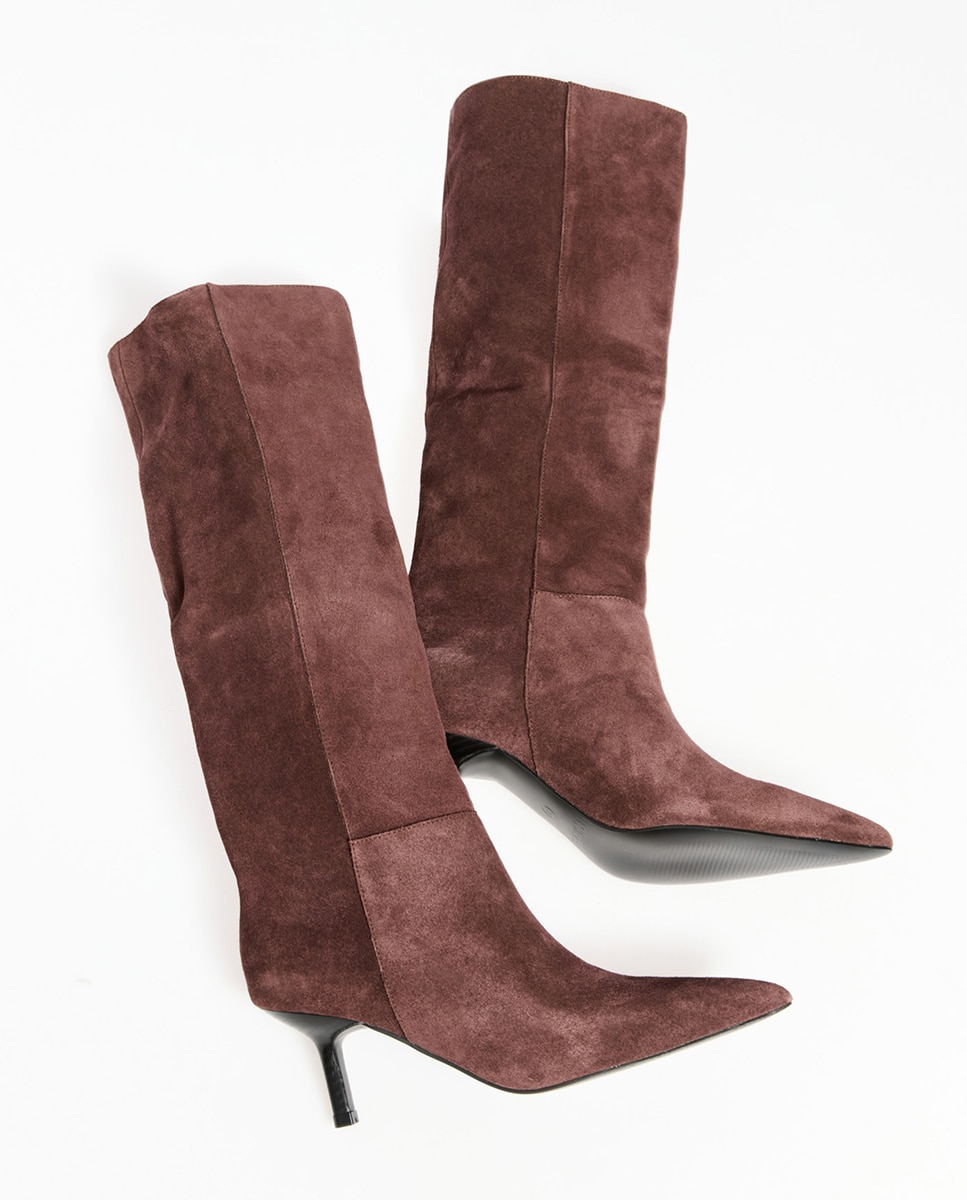 Botas com Biqueira em Croute Chocolate-3