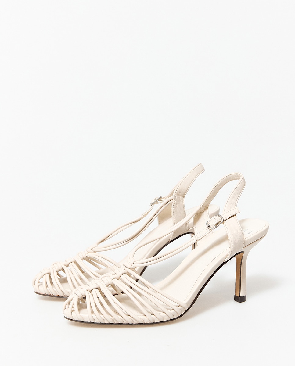 Sandálias de Salto Cru-1