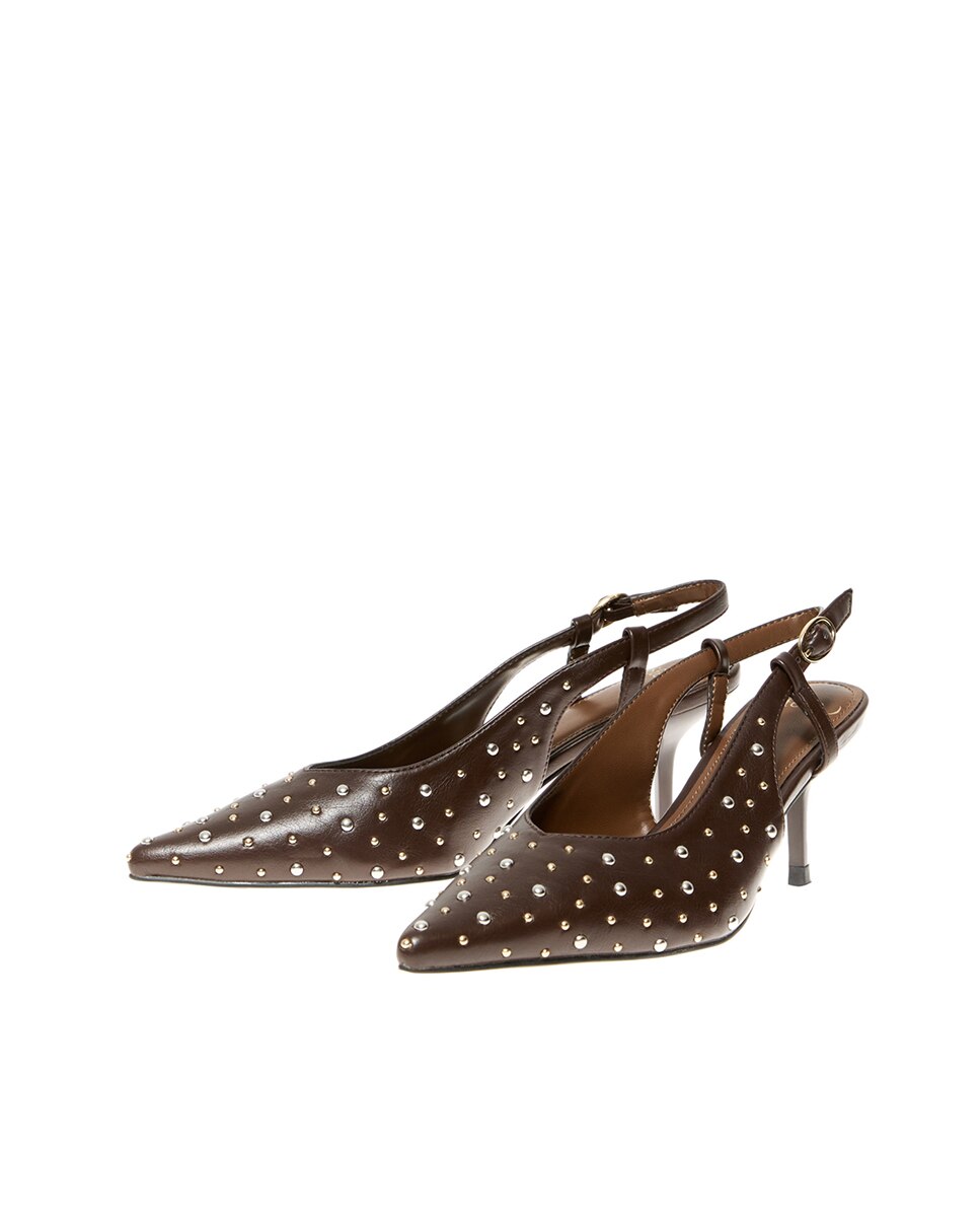 Sapatos Tipo Mules Multitachas Chocolate-2
