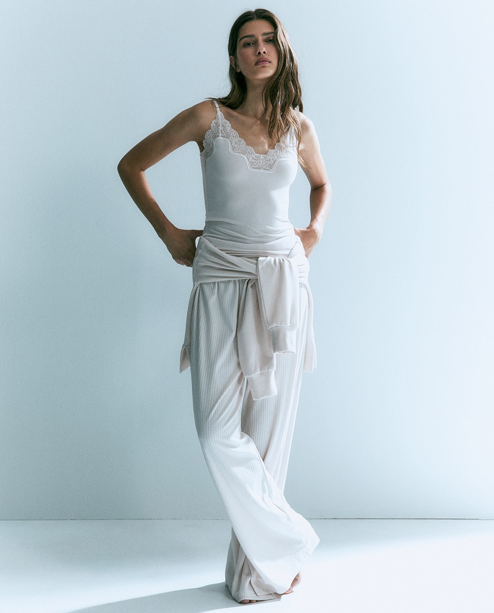 Imagem 0 de T-shirt de Viscose com Alças