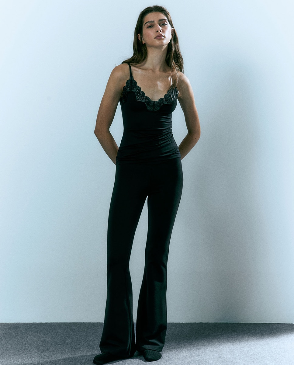 Imagem 0 de T-shirt de Viscose com Alças
