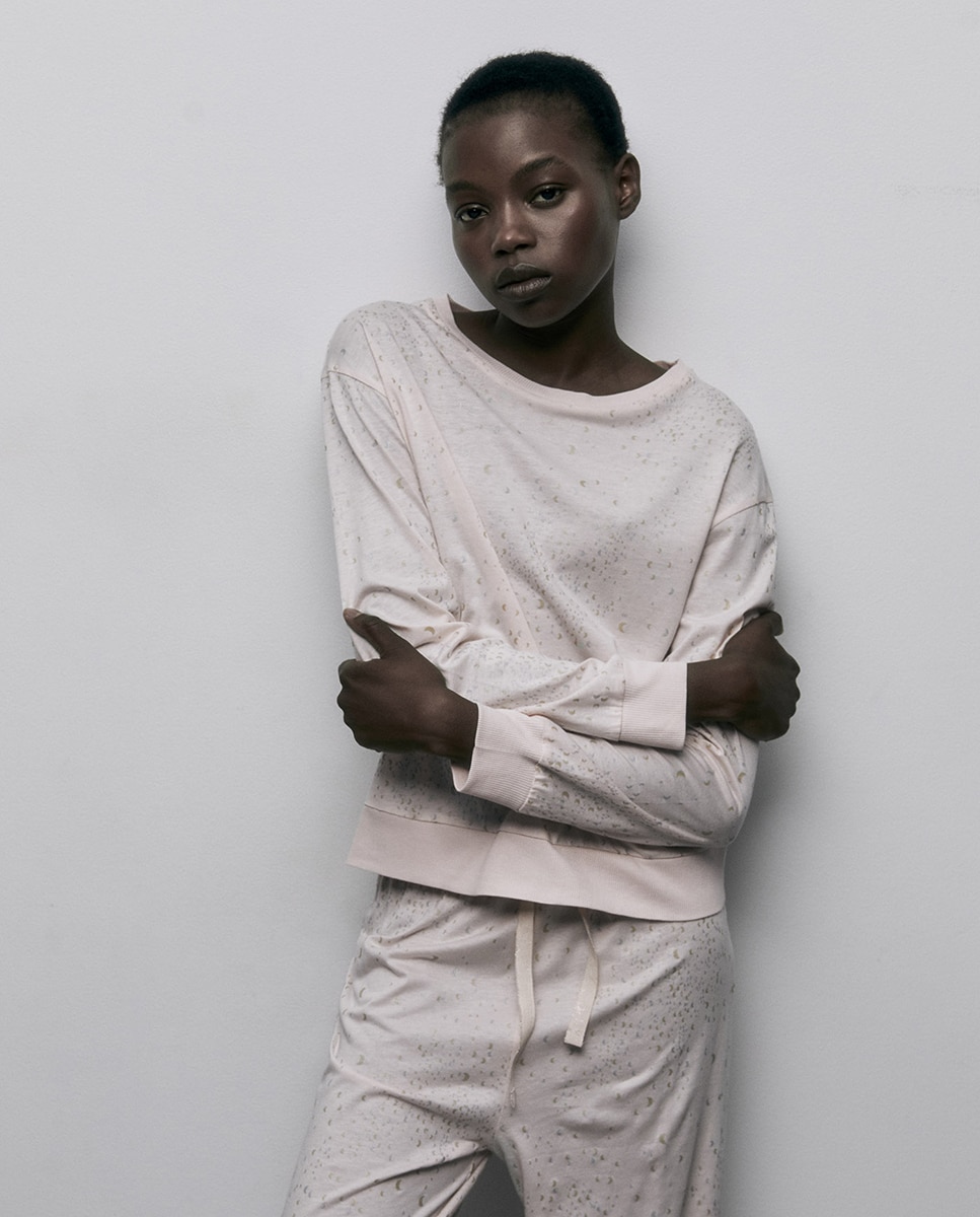 Pijama Estampado Rosa-2