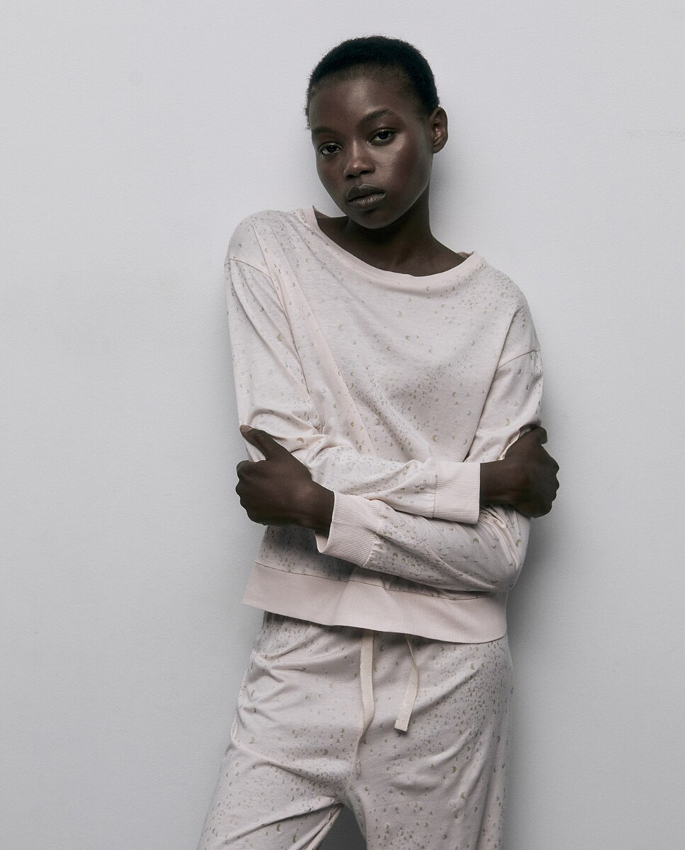 Pijama Estampado Rosa-2