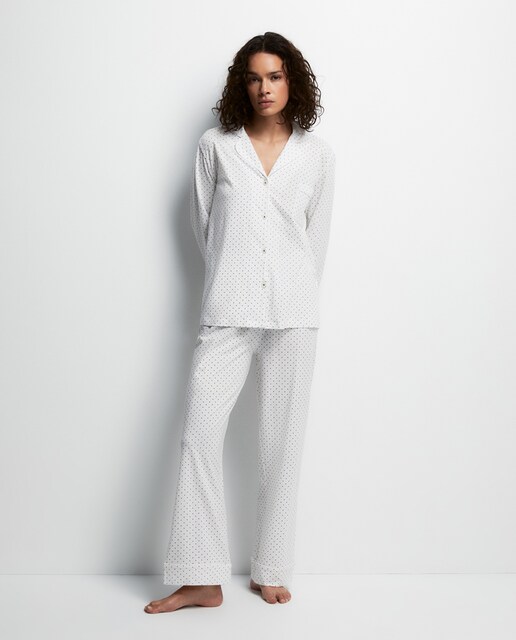 Imagen 0 de Pijama largo solapa