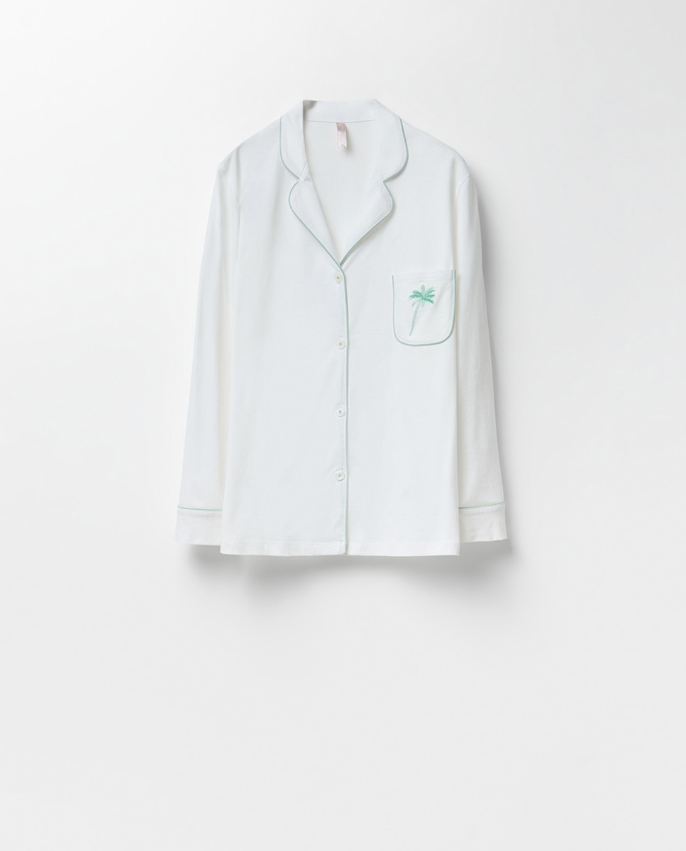 Pijama com Aba Verde-claro-6