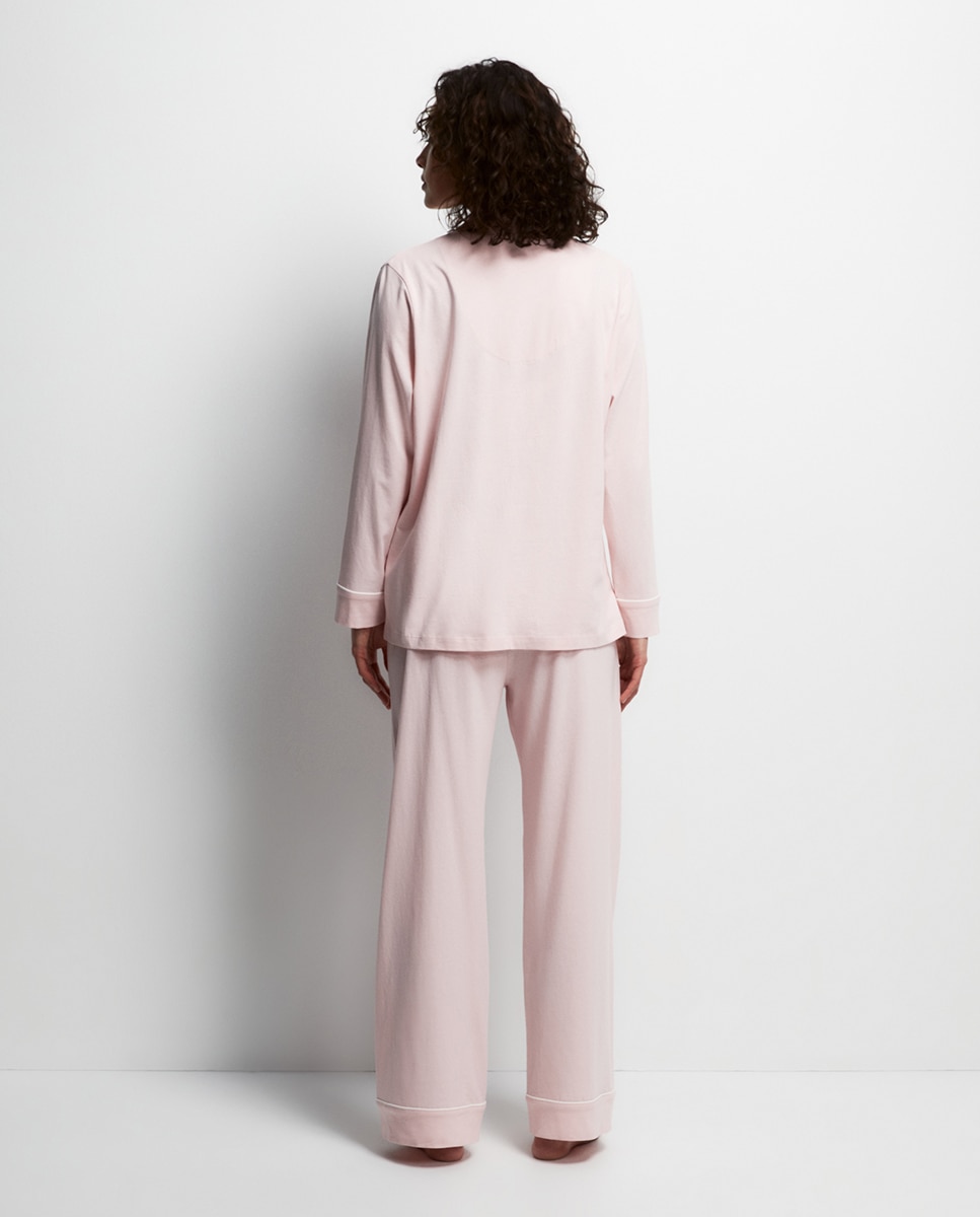 Pijama com Aba Rosa-claro-4