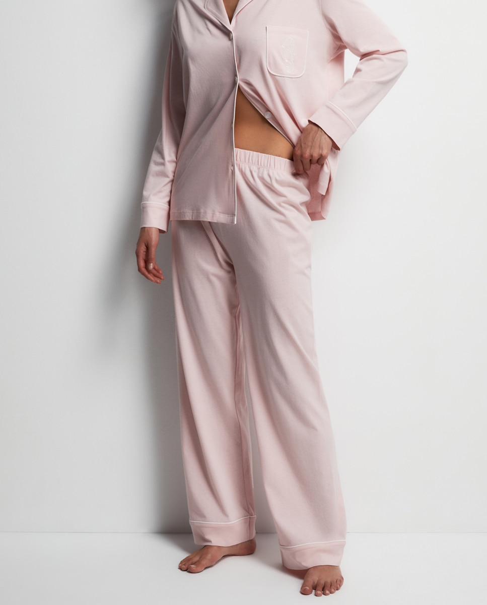 Pijama com Aba Rosa-claro-5