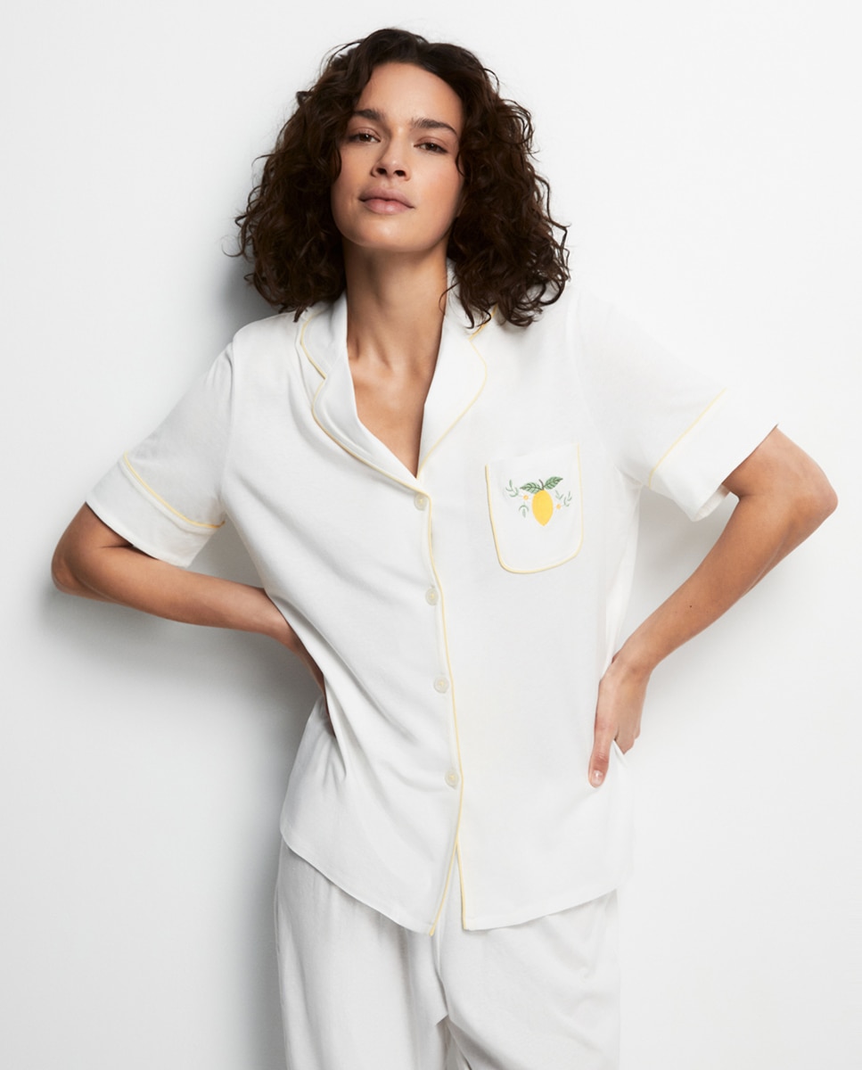 Pijama Capri Amarelo-2