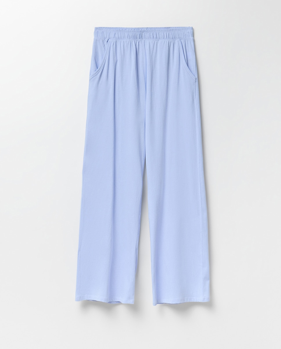 Pijama comprido Azul-claro-7