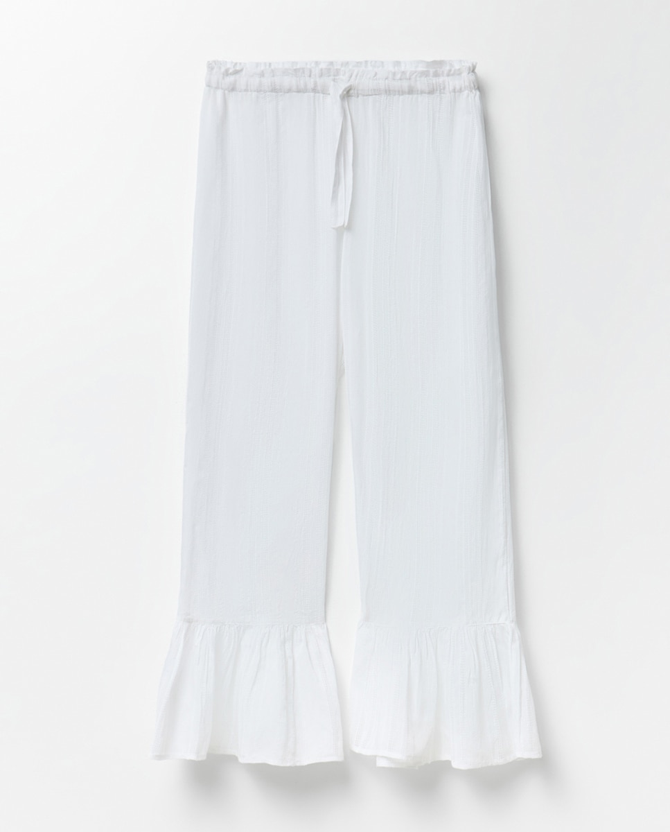 Pijama com Laços Branco-8