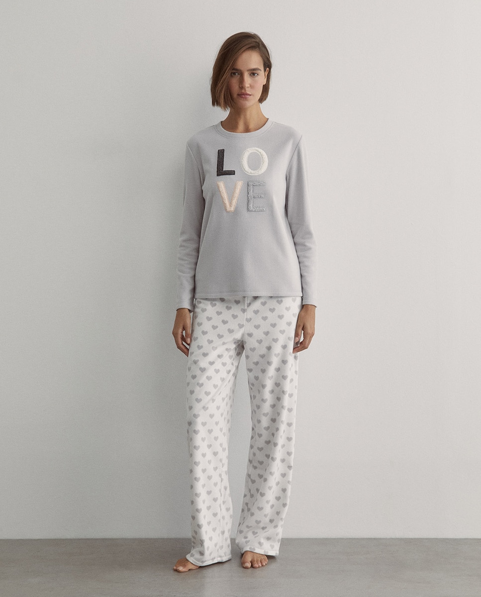 Imagem 0 de Pijama de Forro Polar Love