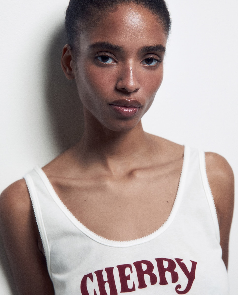 Pijama de alças Branco-marfim-3