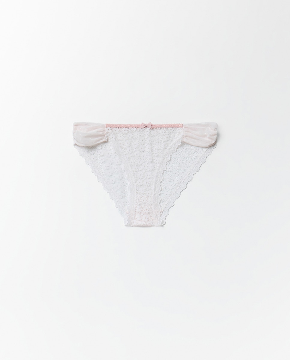 Cueca com Margaridas Branco-marfim-5