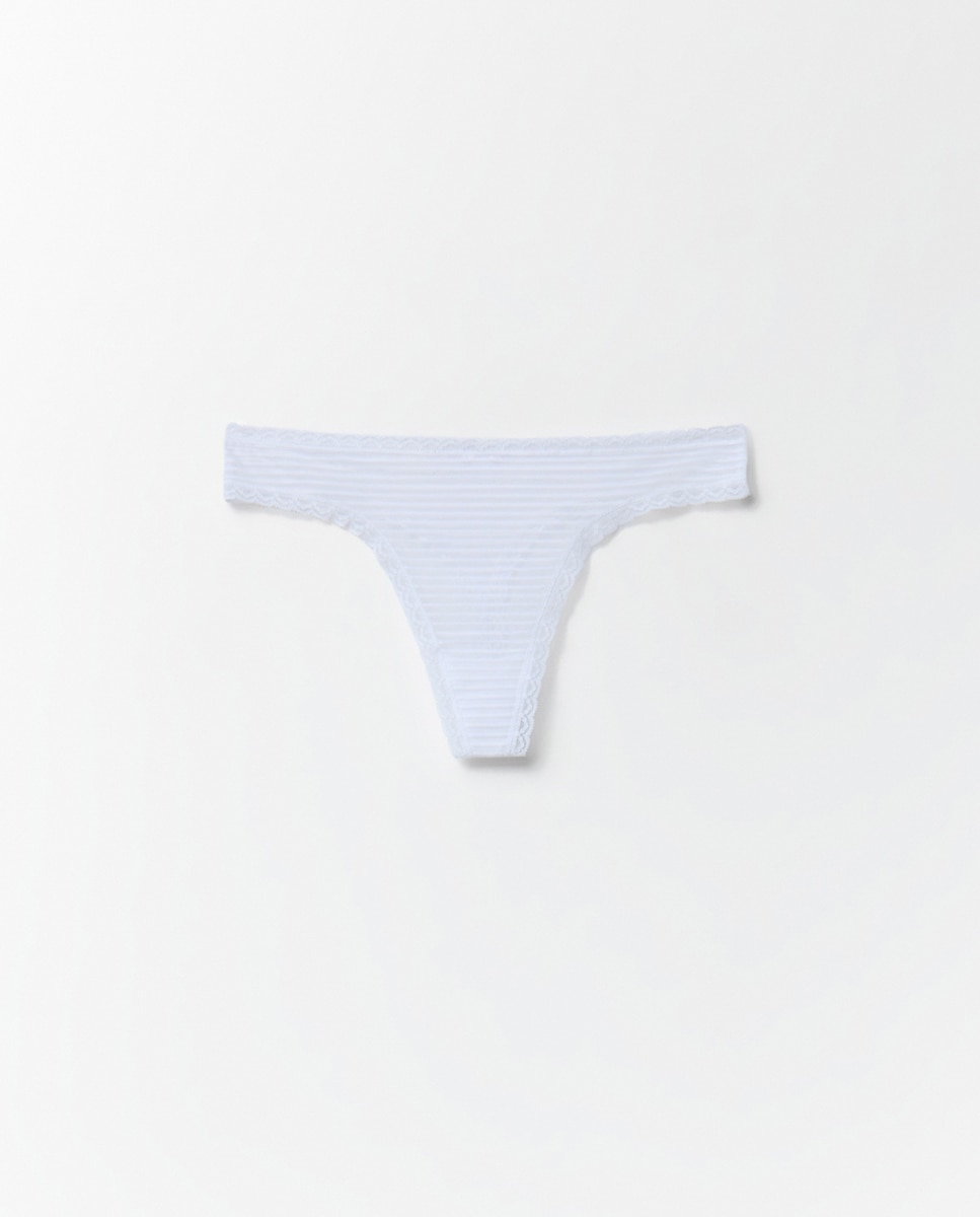 Tanga às Riscas Branco-4