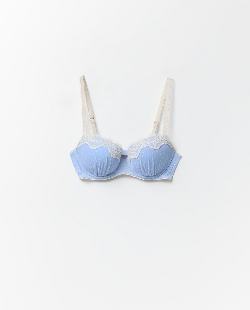 Soutien Almofadado com Aros Azul-4