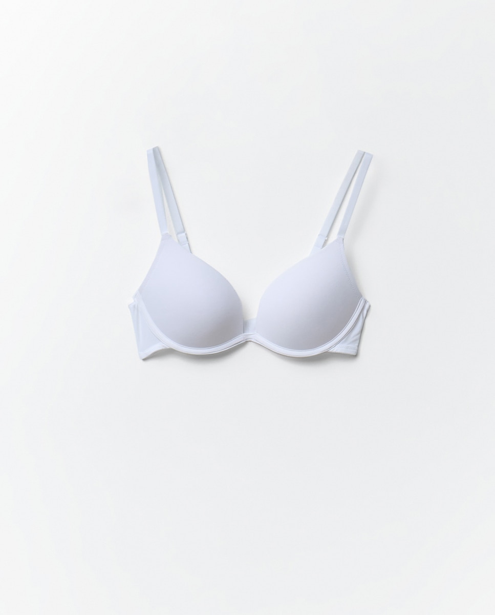 Soutien push-up de microfibra Branco-7