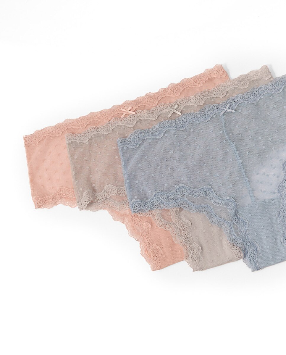 Pack de Cuecas de Tule Multicolor-2