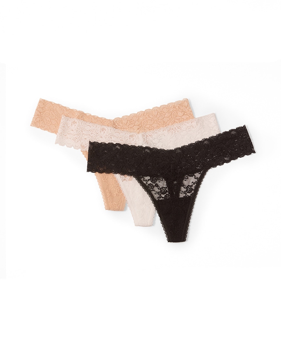 Imagem 0 de Pack de Tangas Rendilhadas