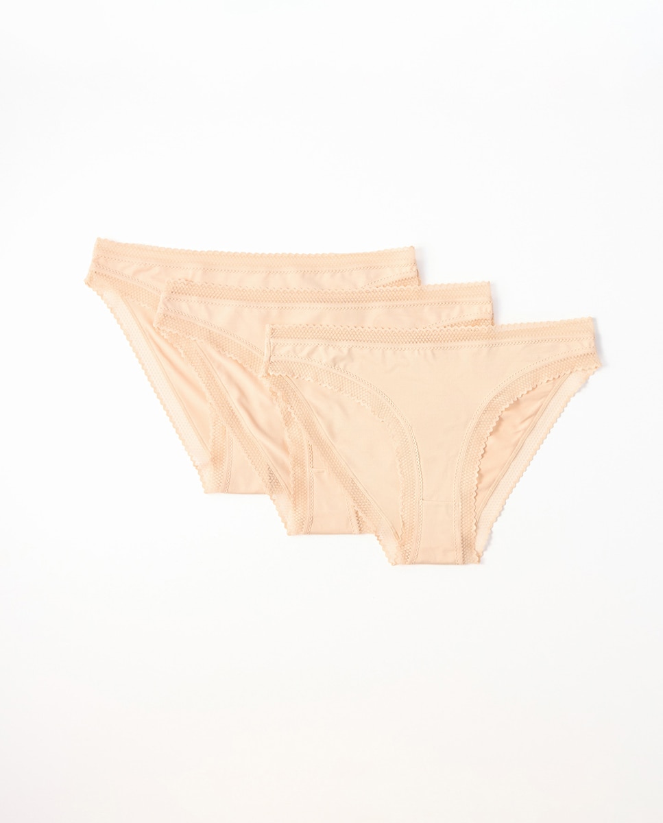 Imagem 0 de Pack de Cueca de Biquíni com Renda