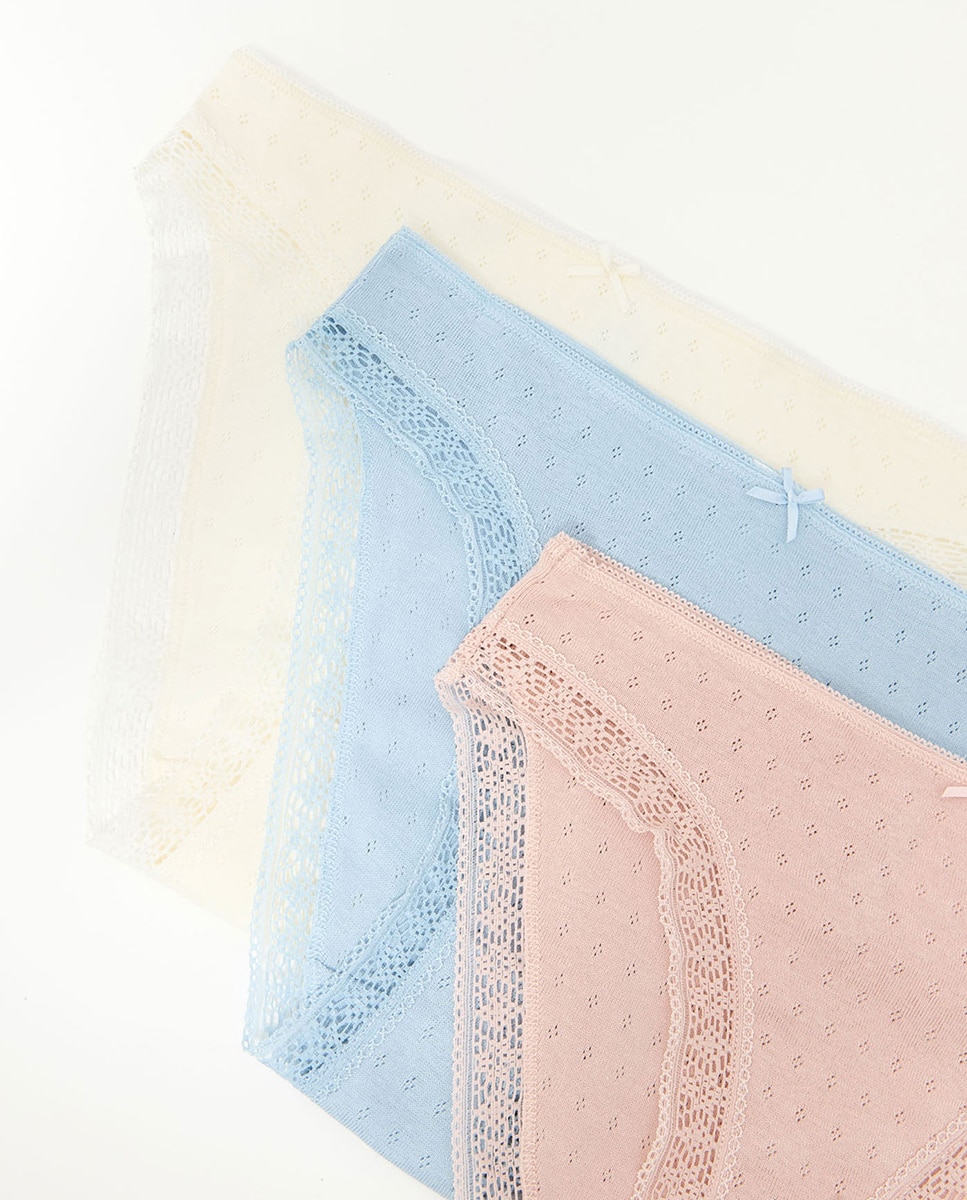 Pack de Cuecas Pointelle Multicolor-2