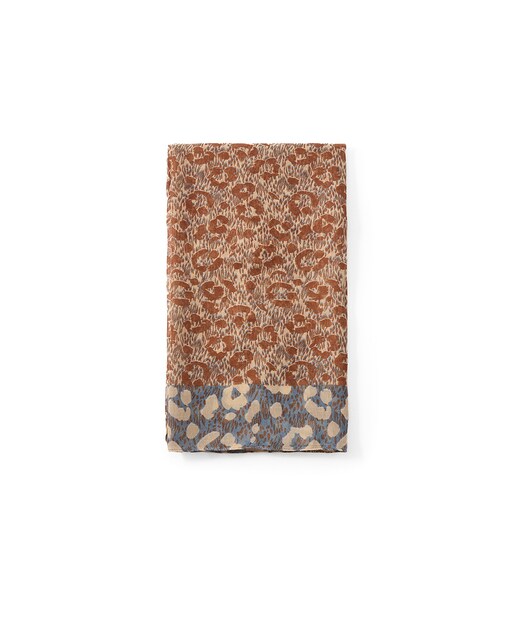 Imagen 0 de Echarpe leopardo combinado