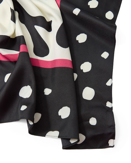 Imagen 0 de Bandana bicolor abstracta