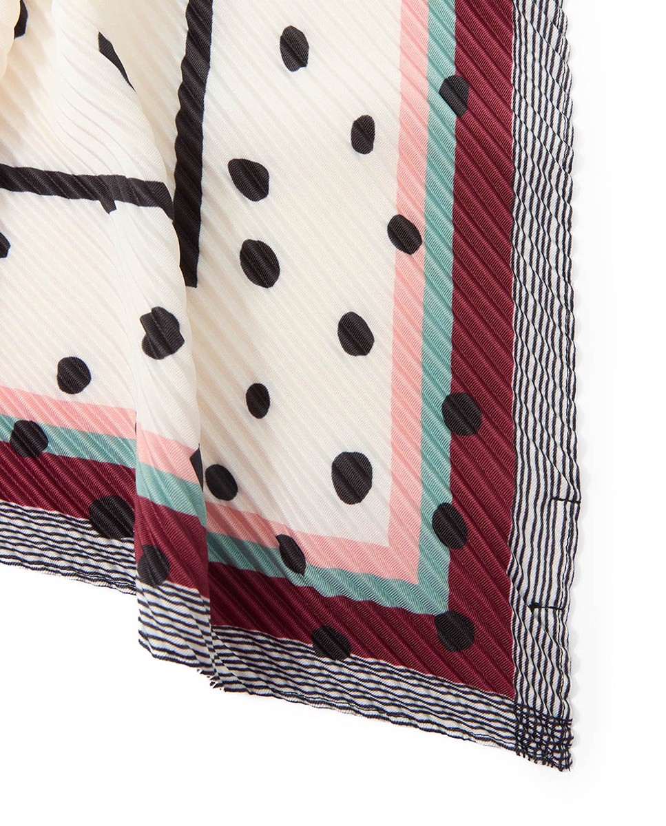 Imagem 0 de Fita de Cabelo Plissada às Bolinhas