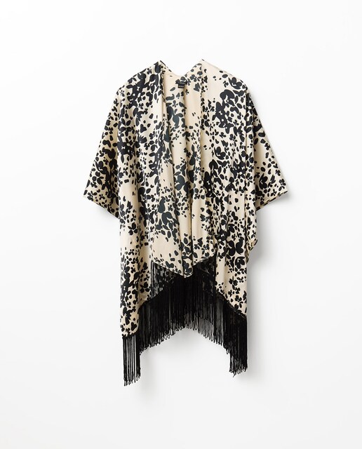 Imagen 0 de Kimono flores bicolor