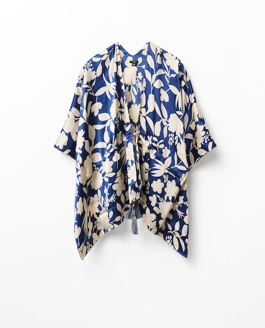 Imagen 0 de Kimono flores navy