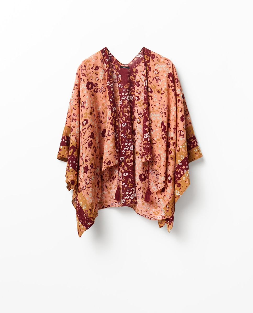 Imagem 0 de Kimono Ondulado com Borlas