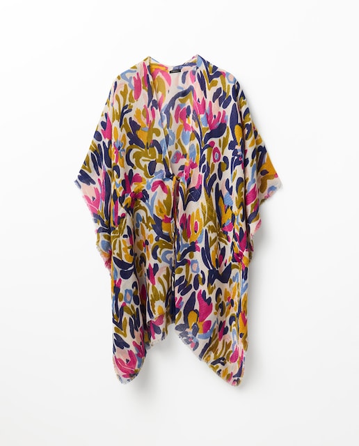 Imagen 0 de Kimono ligero fruncido