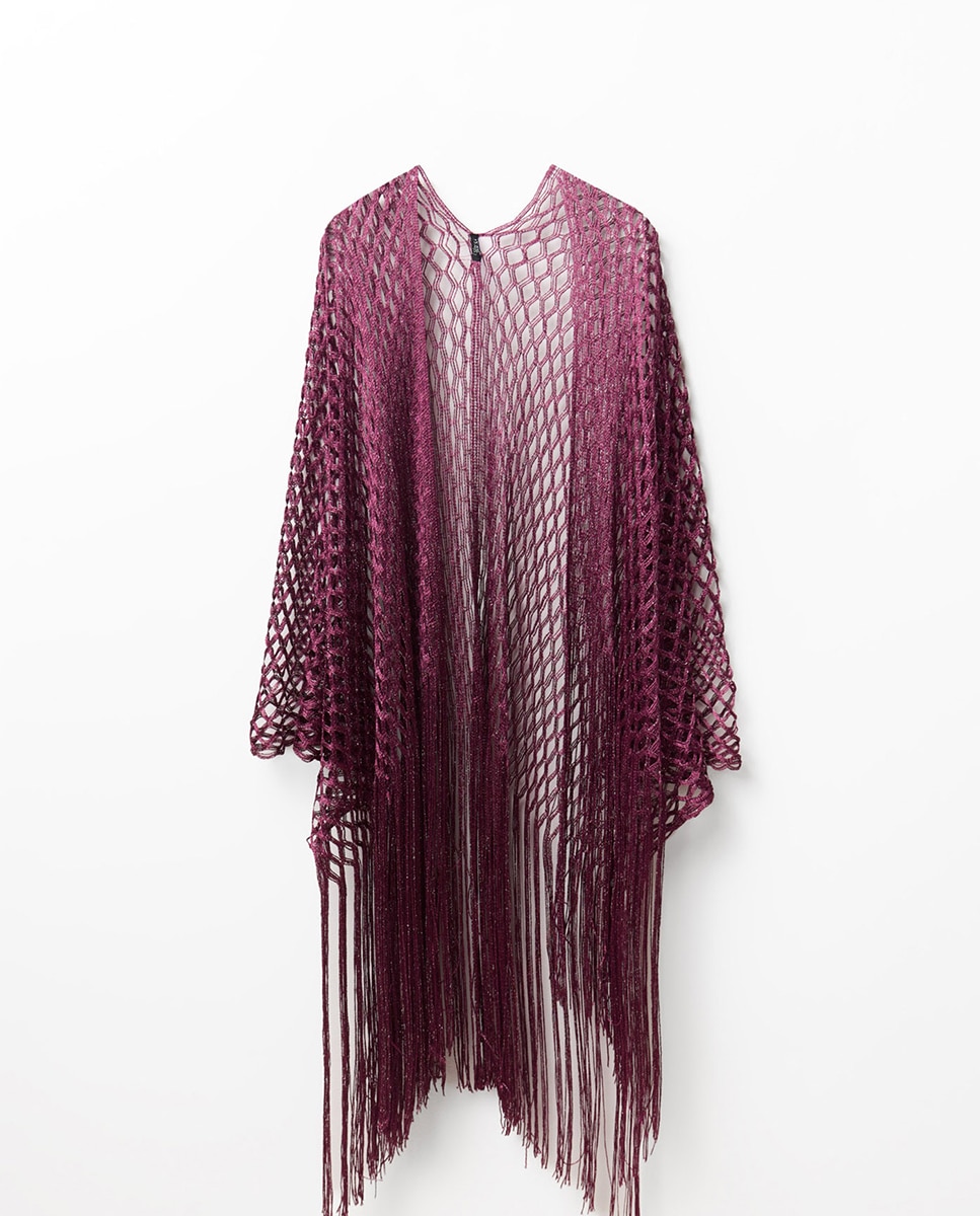 Imagem 0 de Kimono de Rede Ameixa