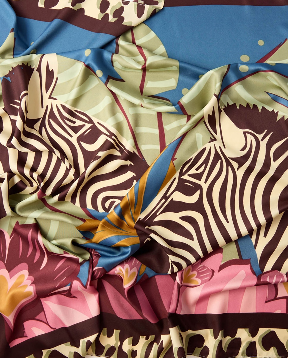Imagem 0 de Bandana com Animal Print de Zebra