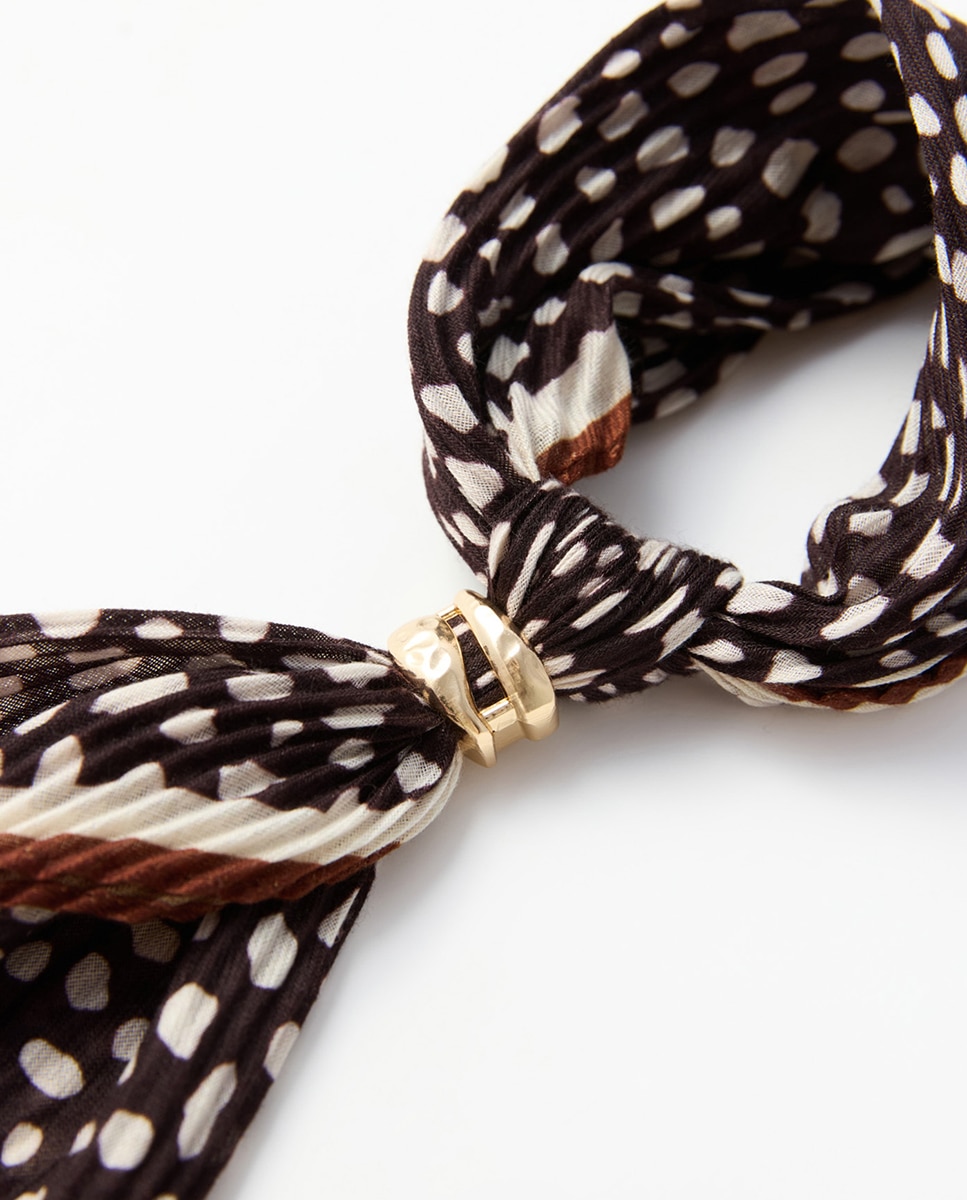 Conjunto de Bandanas com Animal Print Chocolate-3