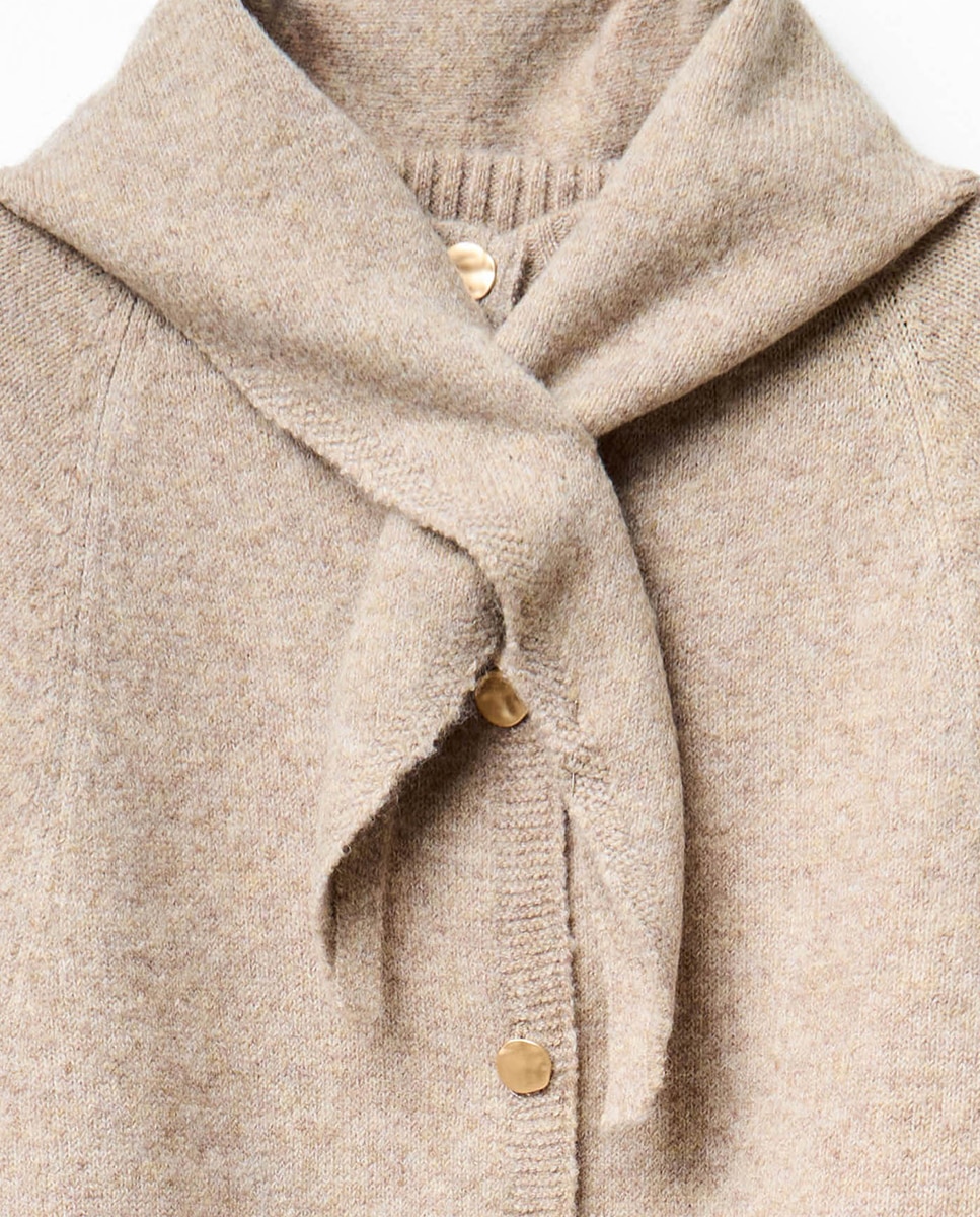 Capelina punto bandana - Sfera - Visón claro Visón claro-2